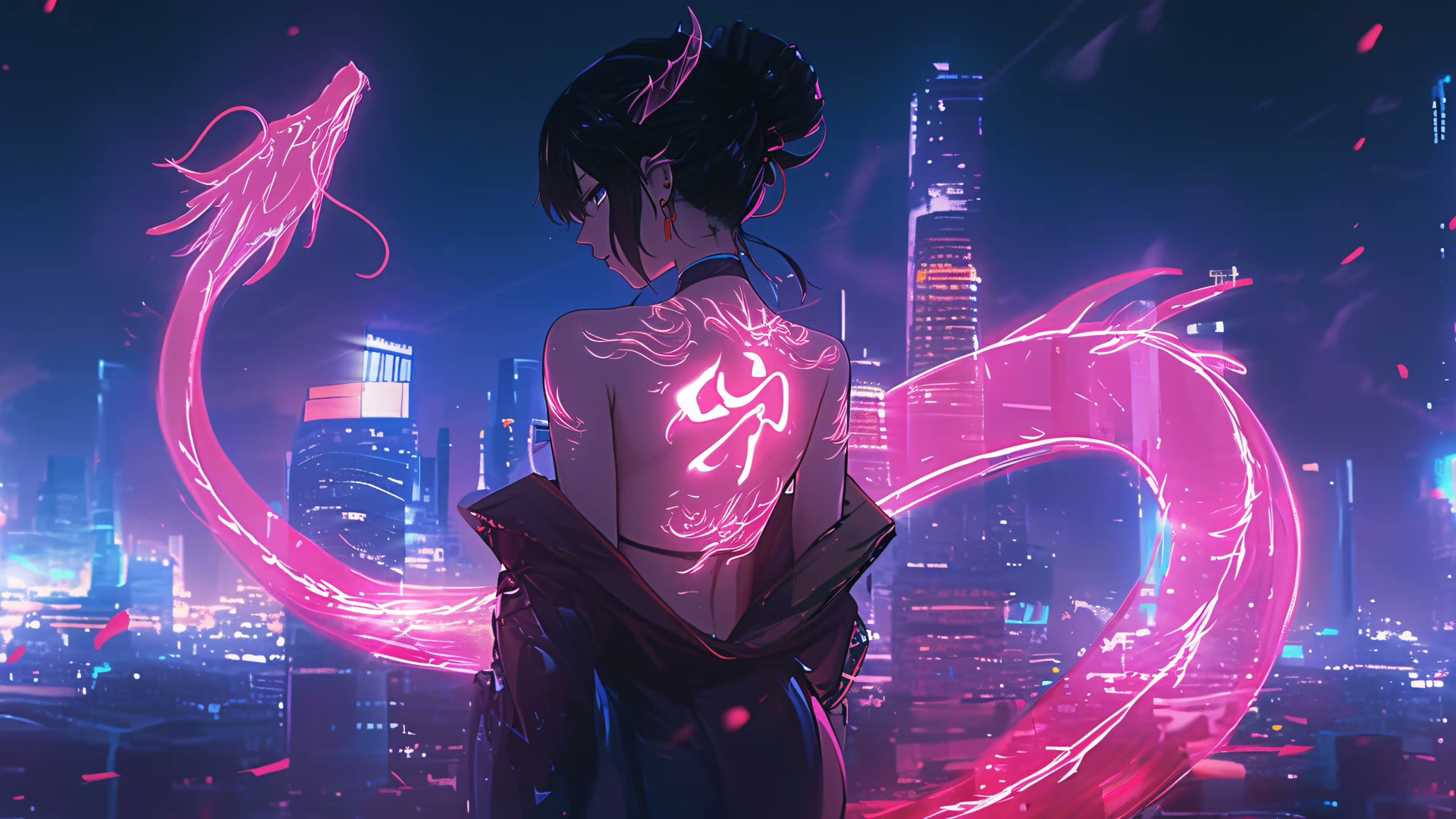 赛博龙影少女