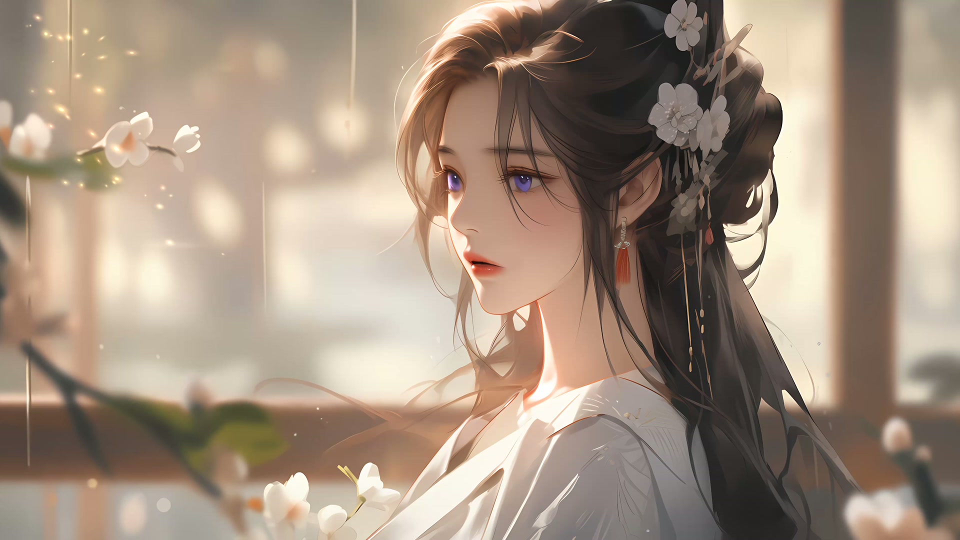 唯美古风少女
