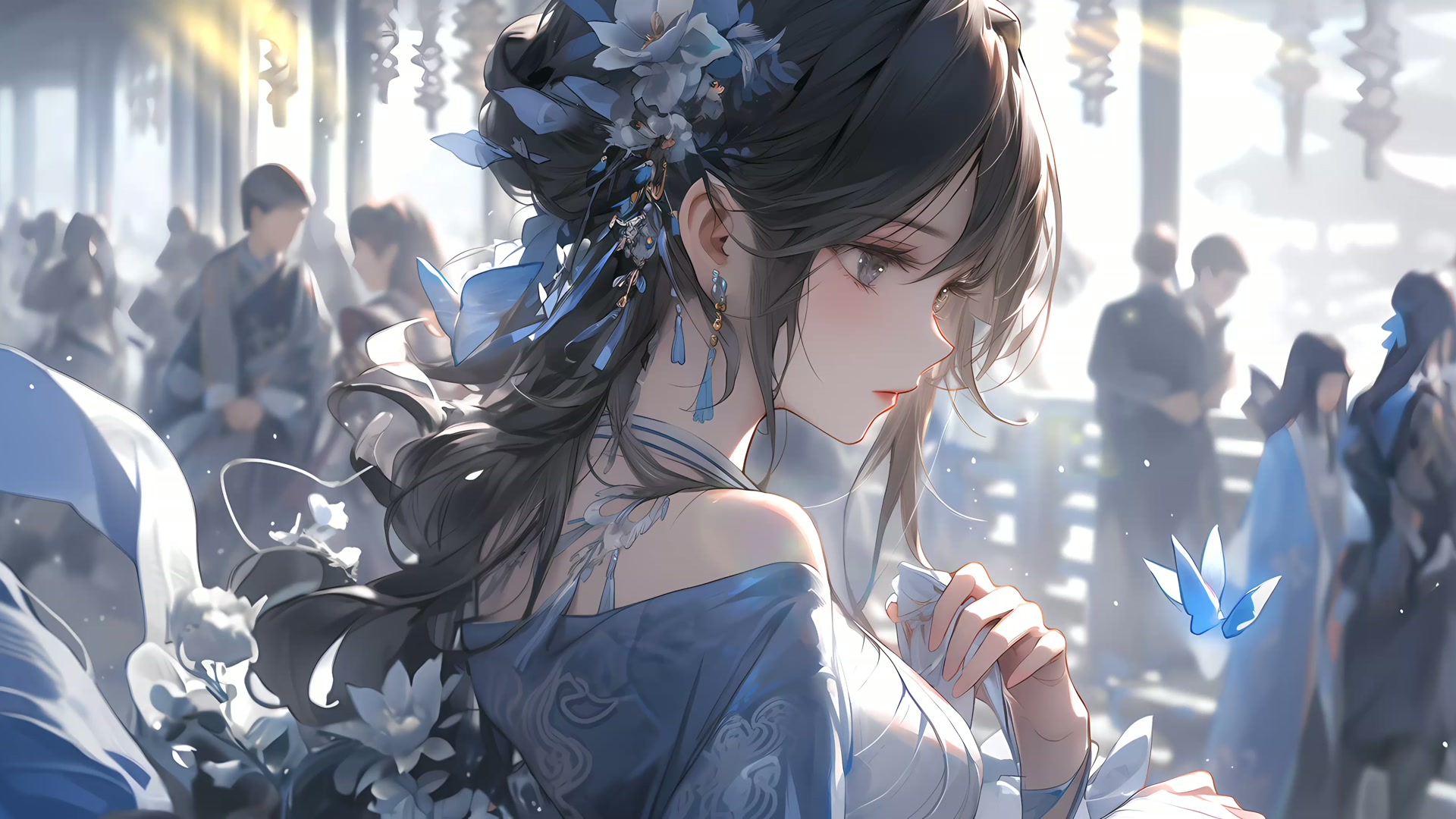 清冷古风少女