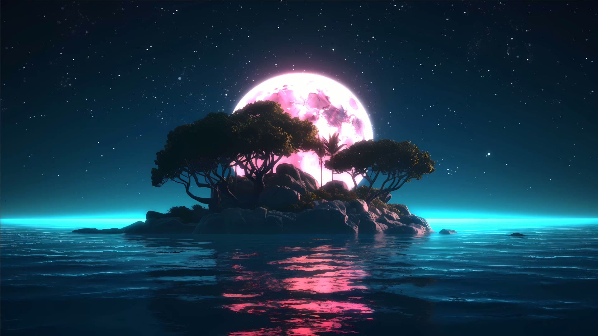 粉色星球海岛
