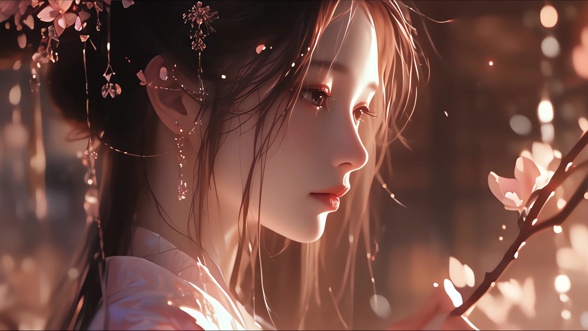 古风美人侧颜