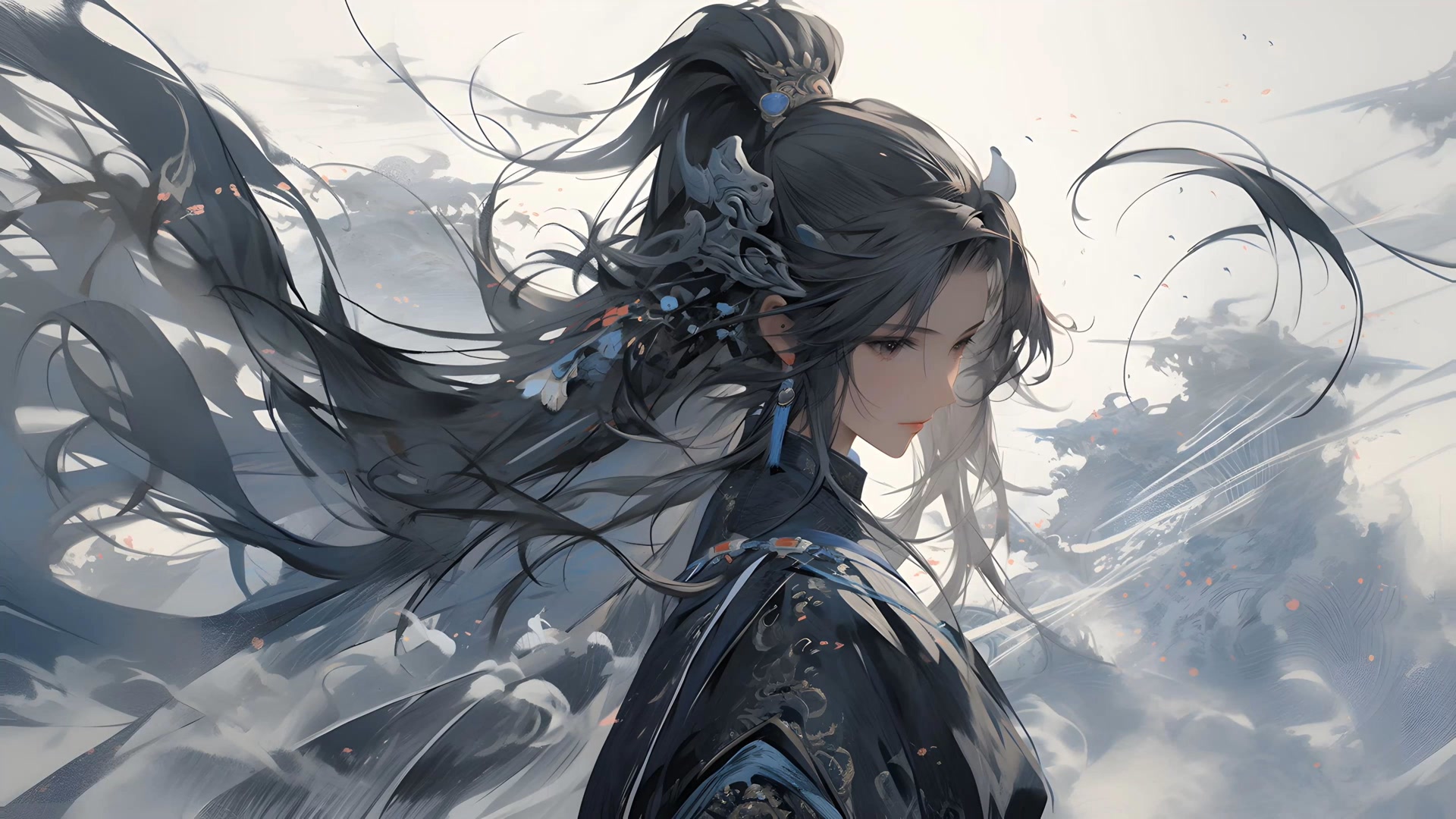 水墨仙侠美人