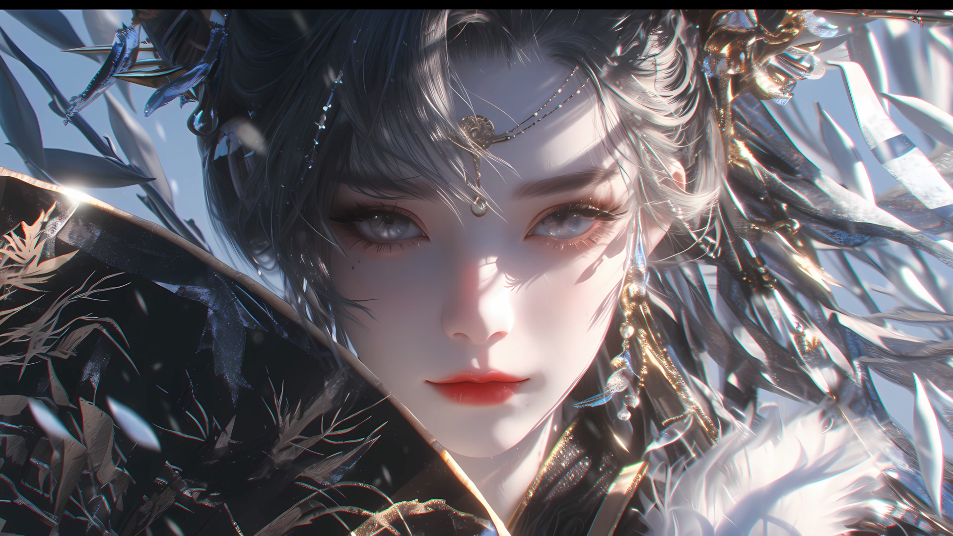 清冷古风美人