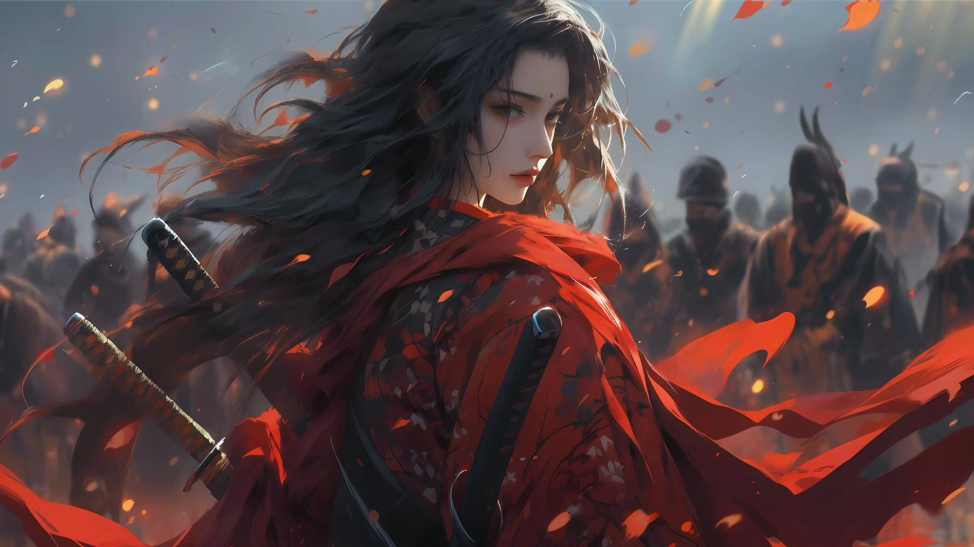 红衣女侠临阵