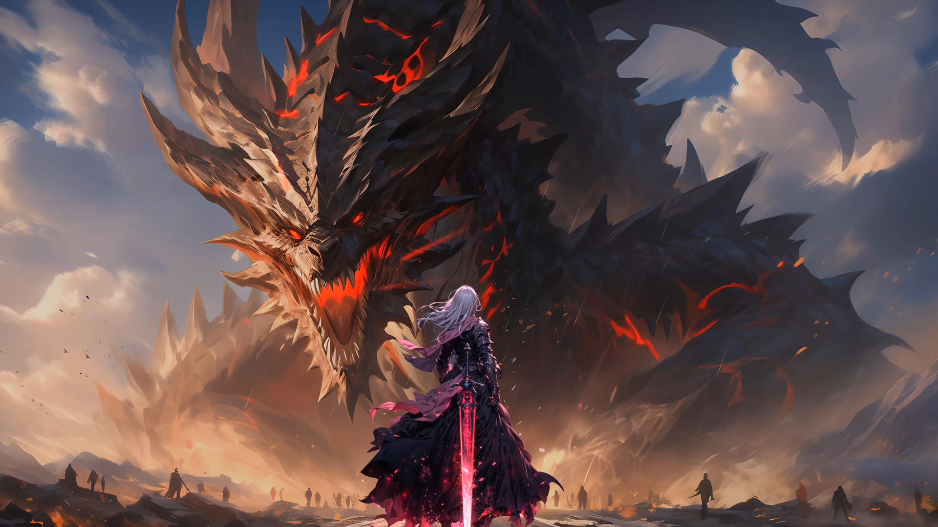 银发女战魔龙