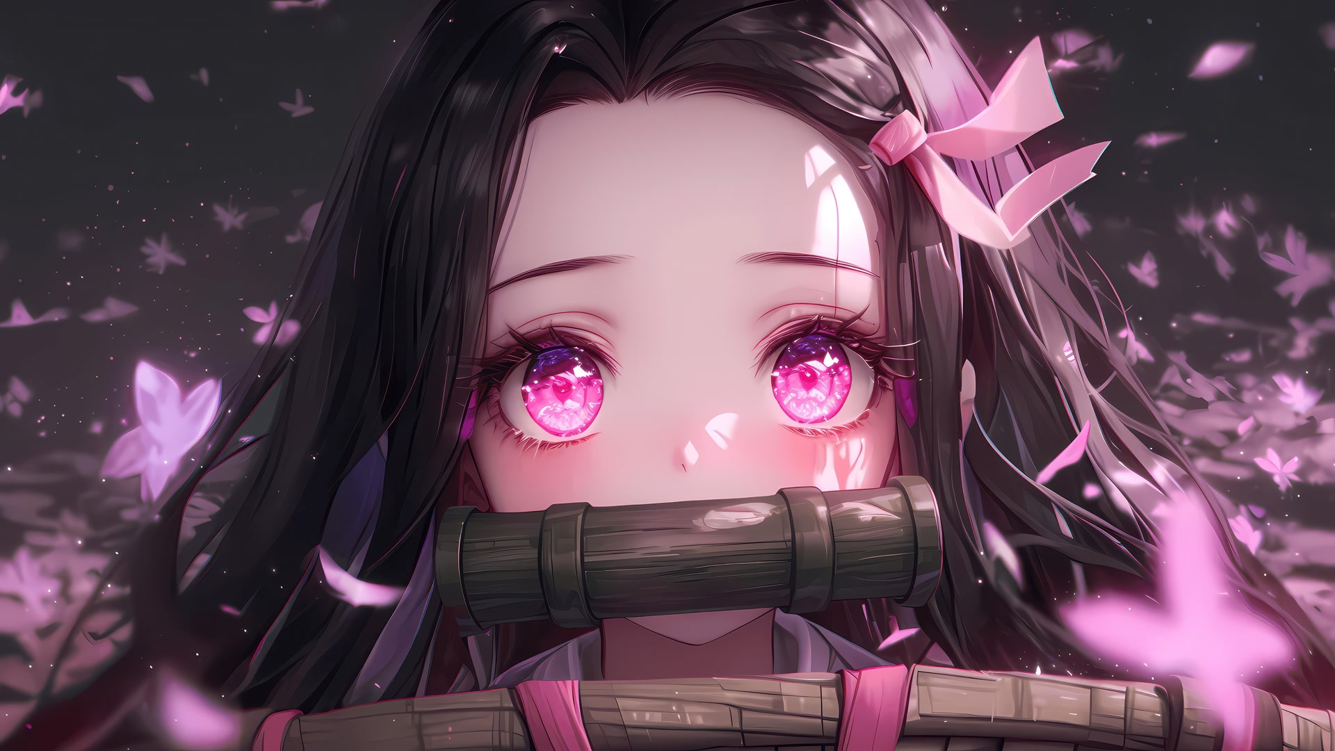 粉瞳竹筒少女