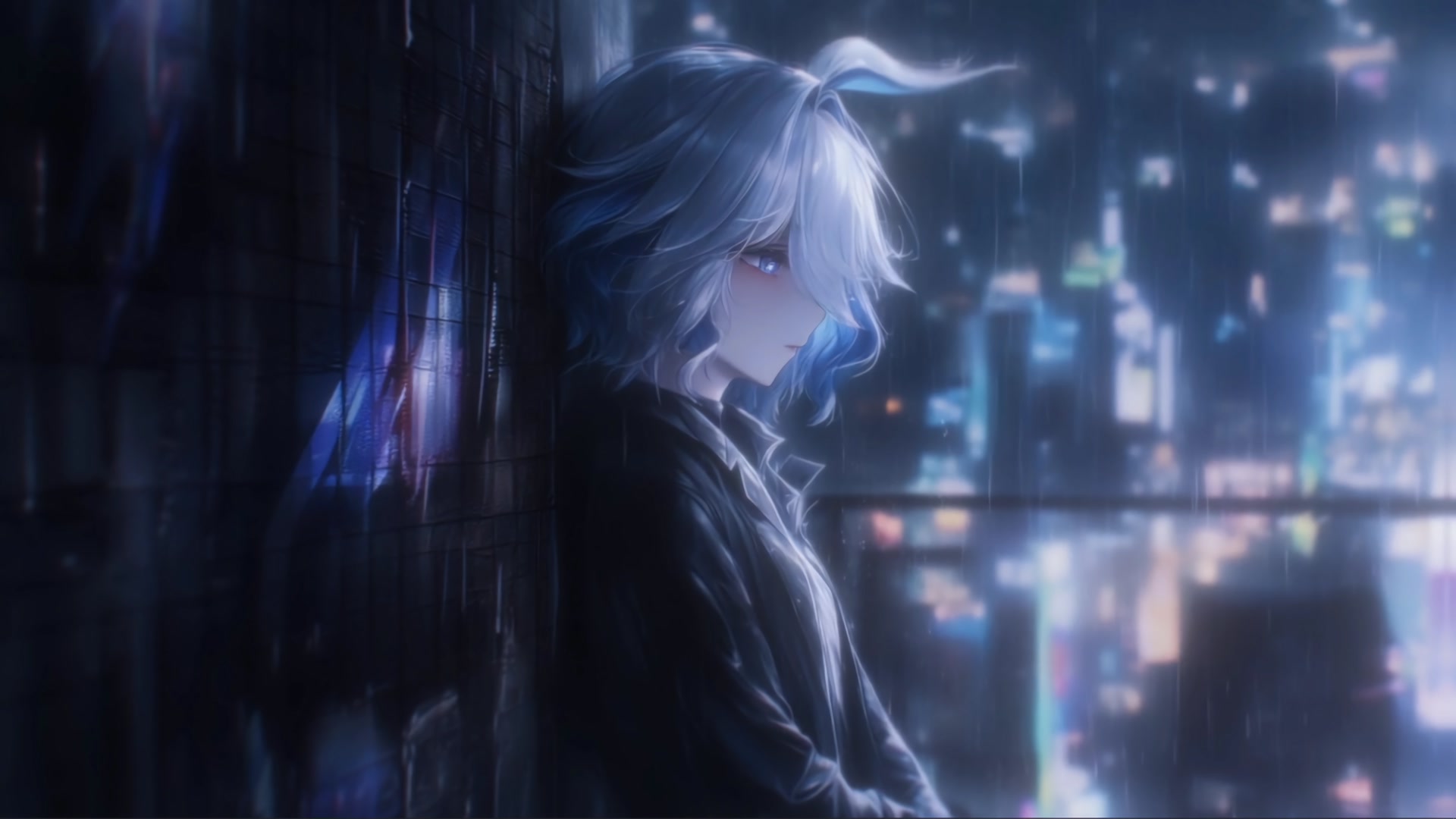 雨夜霓虹少女