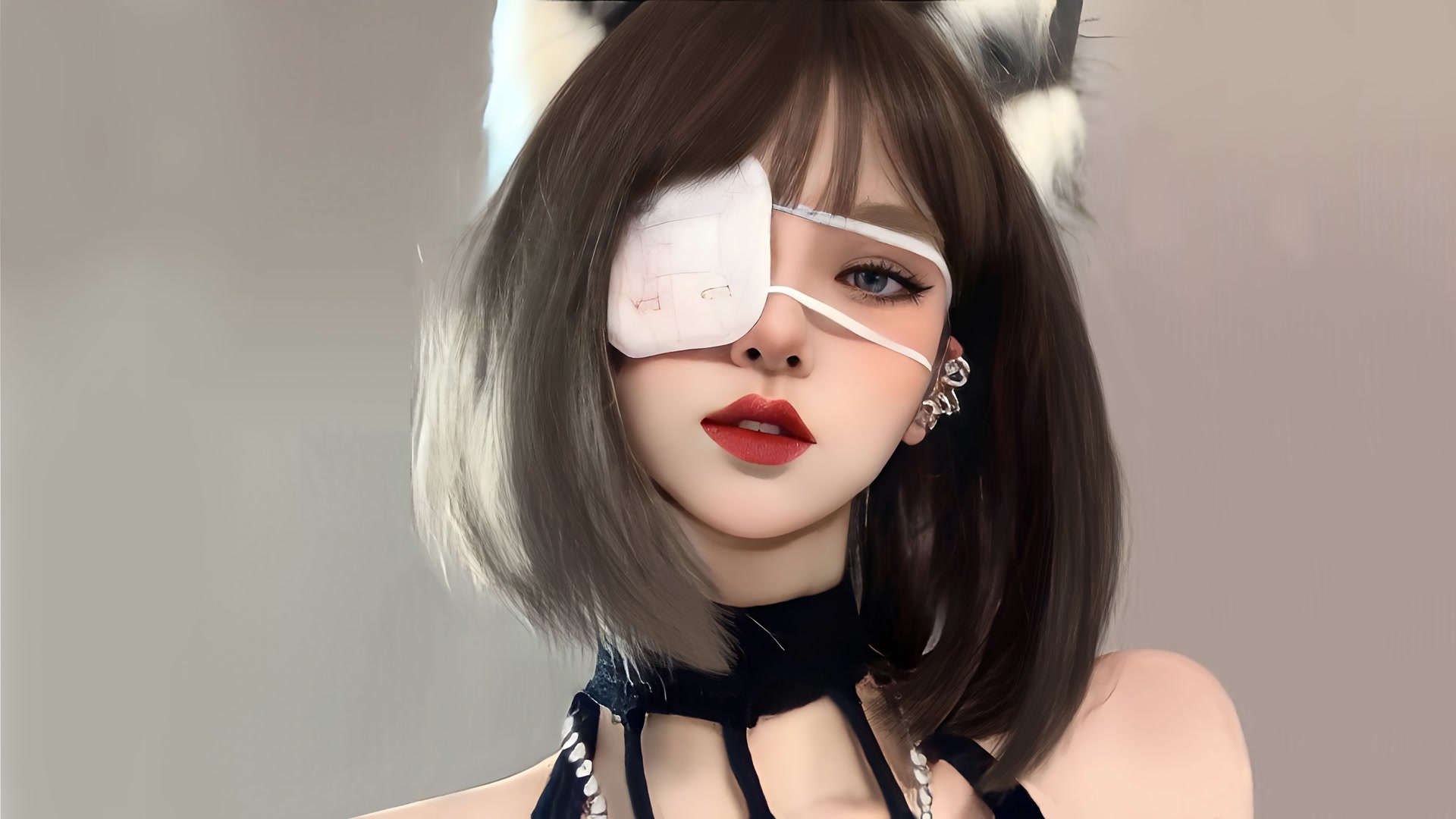 绷带猫耳少女